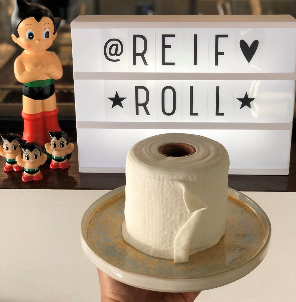 The Reif Roll is inspired by the panic buying that occurred in countries such as the US and Japan at the beginning of the COVID-19 pandemic. (Twitter/@refaiekee)