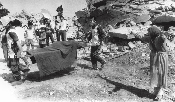 The Sabra and Shatila massacre of 1982 was one of the most significant milestones in Lebanon’s recent turbulent political history. (AFP)