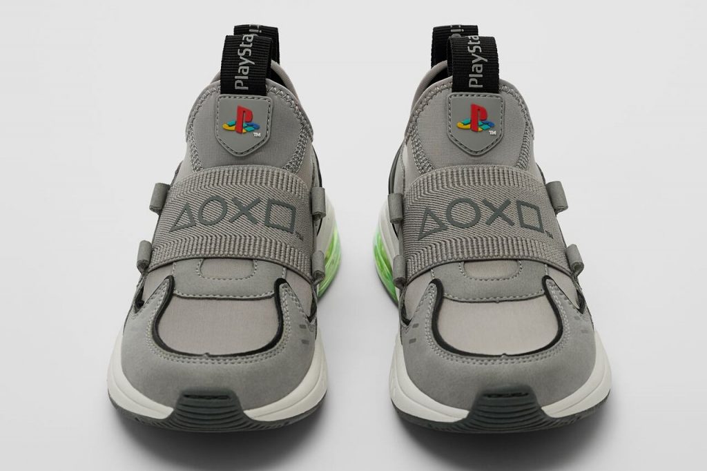 Sony and Zara collaborated to release a PS1-themed children's sneaker. (Zara)