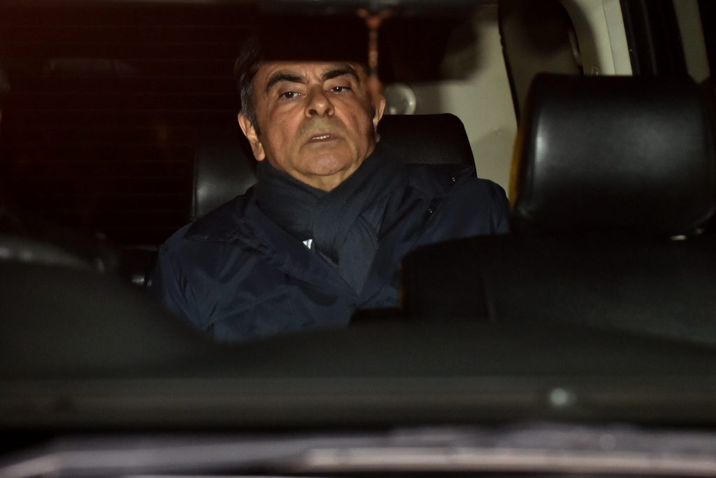 Previously, the bureau recognized that Nissan failed to declare 150 million yen in taxable income over the three years through March 2014 in connection with Ghosn's private use of company funds. (AFP)