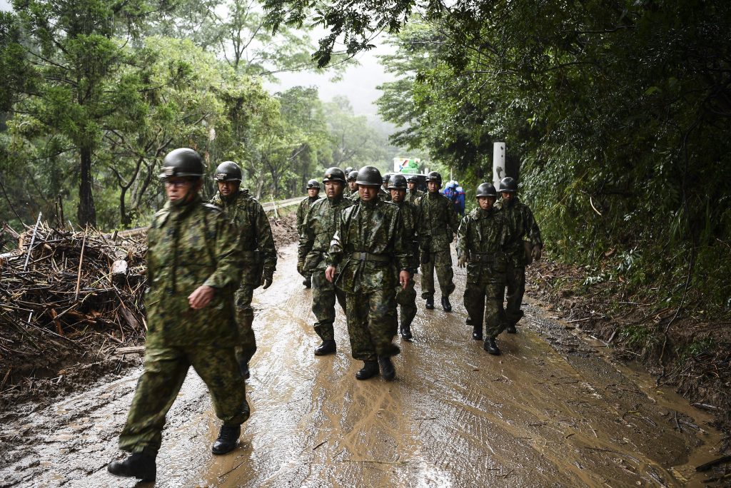 The talks between Tokyo and Washington will determine how much Japan will pay for US troops in the country over the five years from fiscal 2021. (AFP)