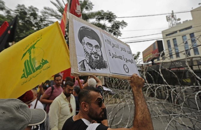 Even the former leadership of Hezbollah is opposed to the group’s current stance. (File/AFP)