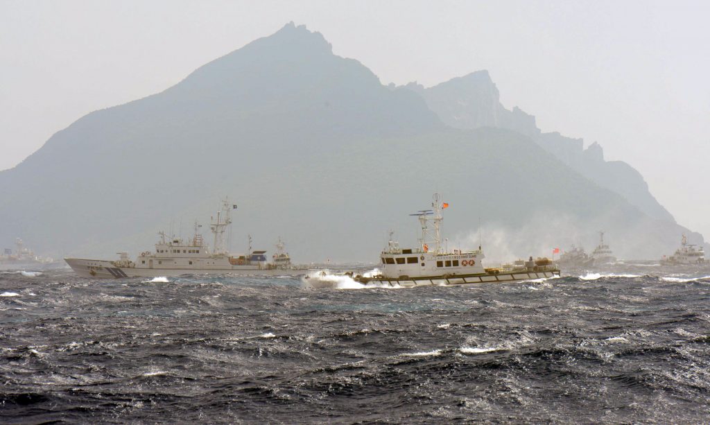 In August four years ago, Chinese fishing boats entered Japanese territorial waters one after another, sparking off a diplomatic problem between Japan and China. (AFP)