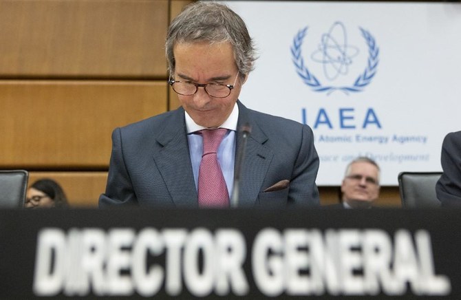 Director General of the International Atomic Energy Agency (IAEA) Rafael Grossi. (File/AFP)