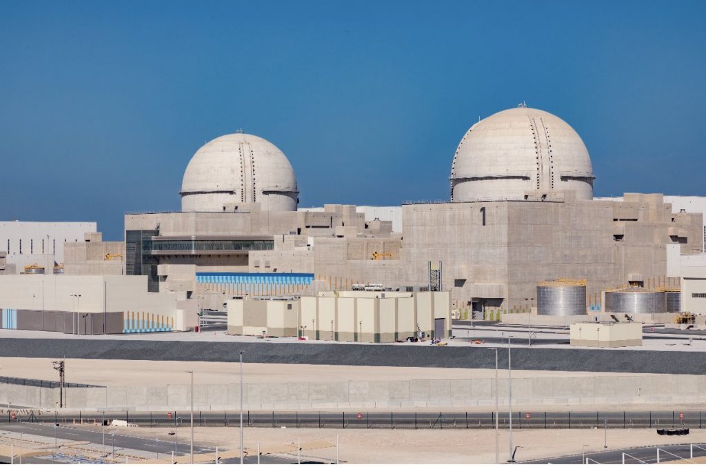 Barakah nuclear power plant. (Twitter/HH ShkMohd)