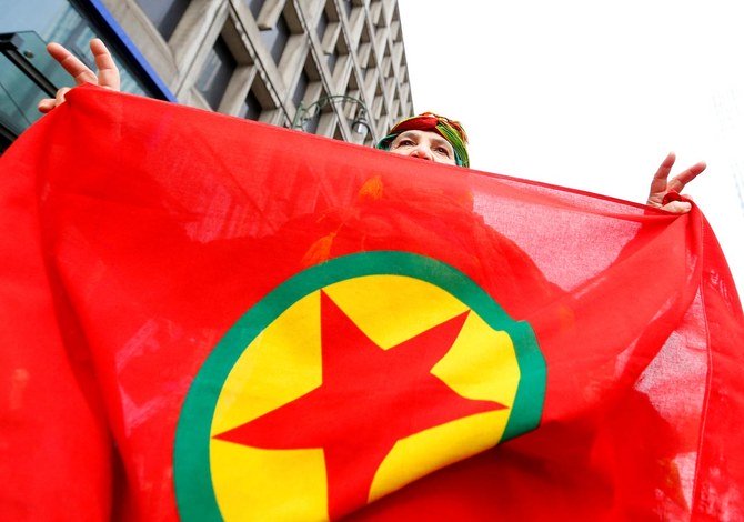 The PKK (flag pictured) are considered a terrorist organization by Turkey, the EU, and the US. (File/Reuters)