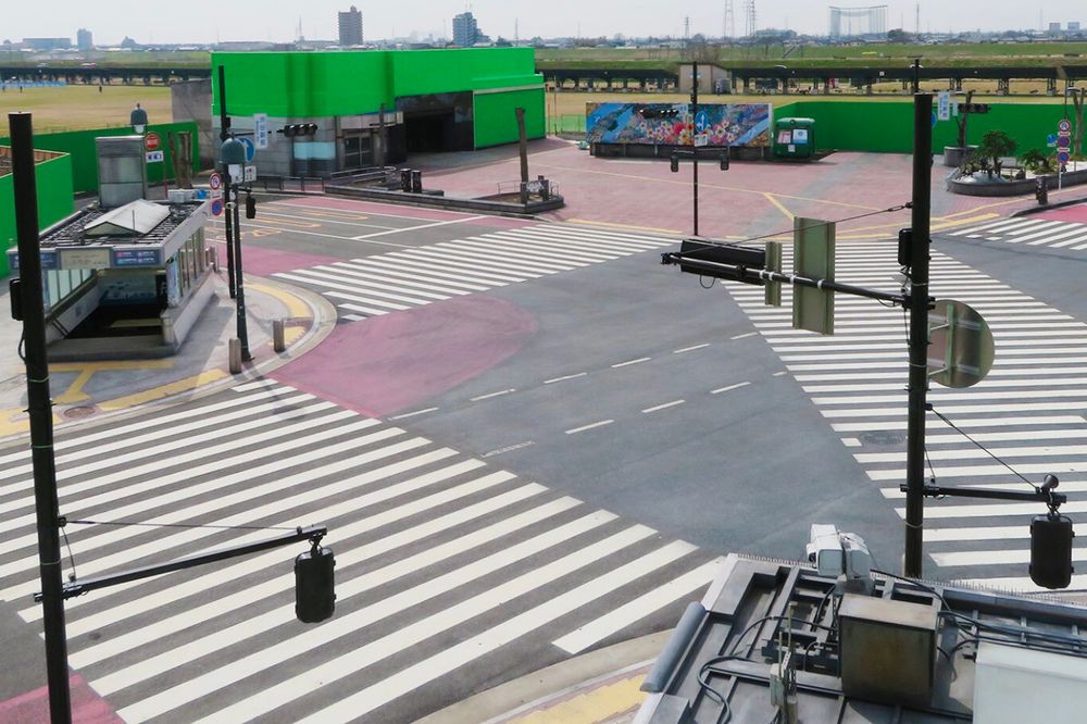 The Shibuya Scramble Crossing is a multi-cornered intersection and one of Tokyo’s famous landmarks.  (Ashikaga Scramble City Studio)