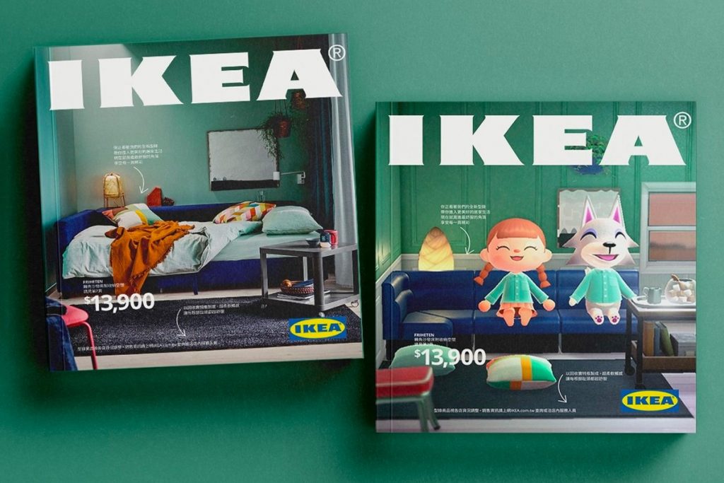 IKEA Taiwan gave its 2021 furniture catalogue an Animal Crossing-themed makeover. (IKEA)