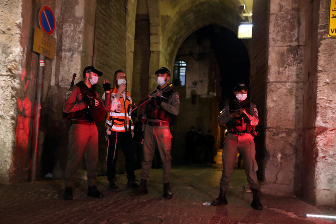 Police said one person was lightly wounded in a separate suspected stabbing attack in Jerusalem’s Old City, and the alleged attacker was then shot and killed. (Reuters)