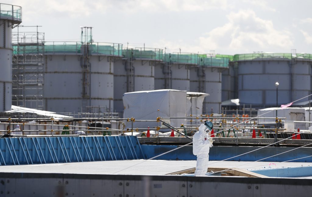Japan will study how to dispose of radioactive water. (AFP)