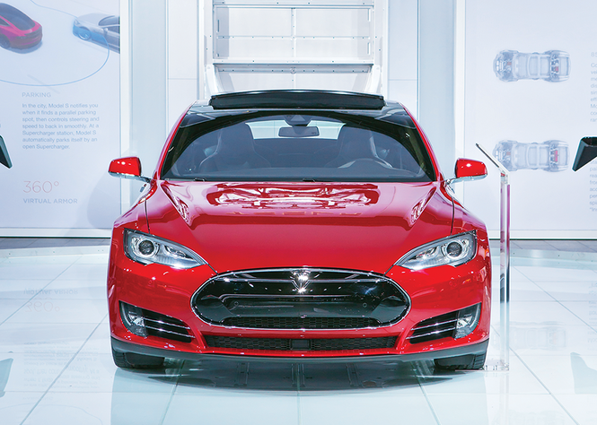 Tesla’s top-of-the-line electric vehicle range, including the Model S, has propelled its share price to a near six-fold increase this year. (Shutterstock)