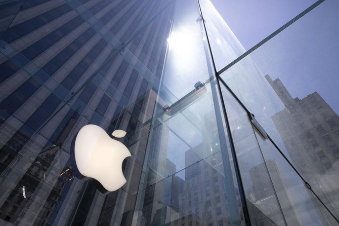 Apple said its policy was based on the United Nations’ guiding principles on business and human rights. (AP)