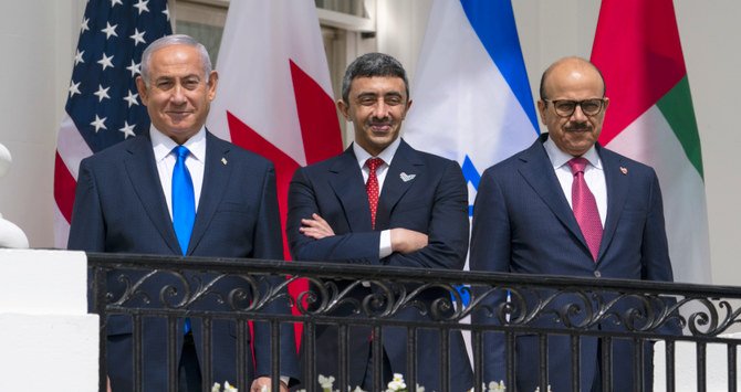 The UAE-Israel agreement was sealed on Aug.13 while the Bahrain-Israel deal materialized just last week. (AP)