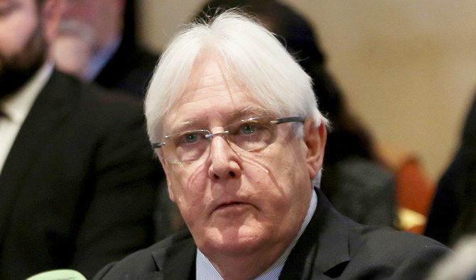United Nations Special Envoy to Yemen Martin Griffiths. (AP)