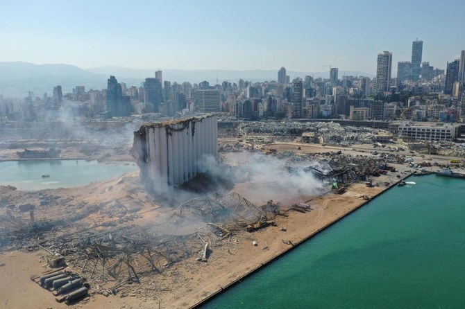 Examinations will seek to find out if the bodies are some of the nine people still missing following the Aug. 4 Beirut port blast. (AFP)