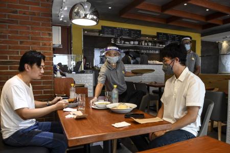 In the initial days, the restaurant had mostly Japanese customers. (AFP)