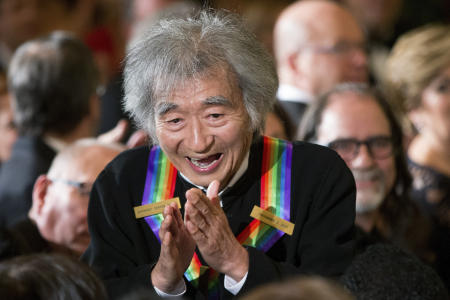Seiji Ozawa, a native of Japan, is the longest-serving conductor in Boston Symphony history, holding the title of music director for 29 years from 1973 until 2002. (AP/file)