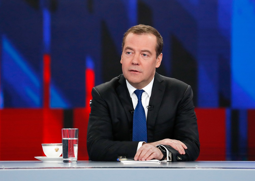 Dmitry Medvedev, the former Russian President, Prime Minister and now deputy head of the Russian Security Council. (AFP/file)