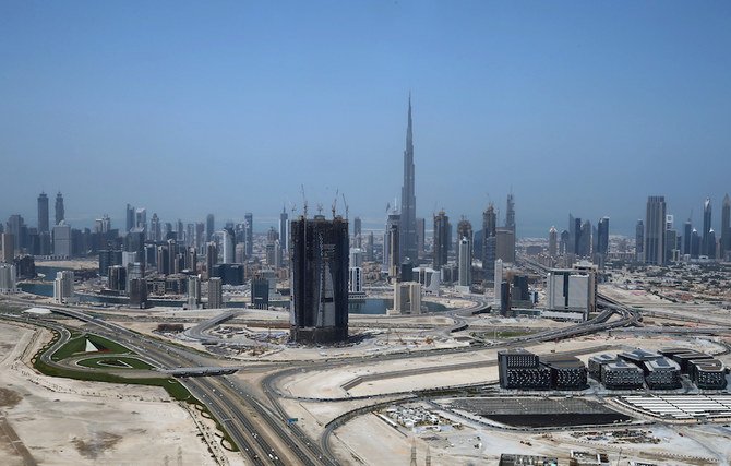 Dubai is set to offer investors about 250 basis points over mid-swaps for 10-year sukuk and about 4.375% for 30-year conventional bonds. (File/AFP)