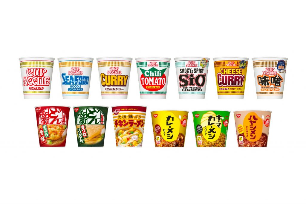 The service will send nine variations of cup noodles every three months to ensure food is stockpiled. (Nissin)