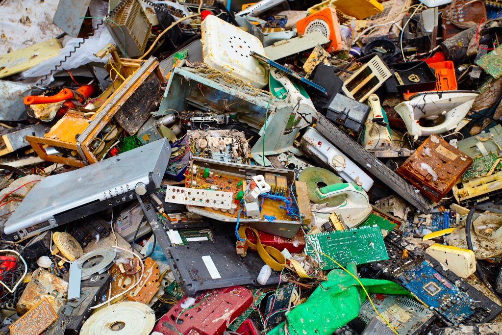 The 2020 Tokyo Olympics medals were forged from recycled electronic waste, promising a high-tech but eco-friendly event. (AFP)