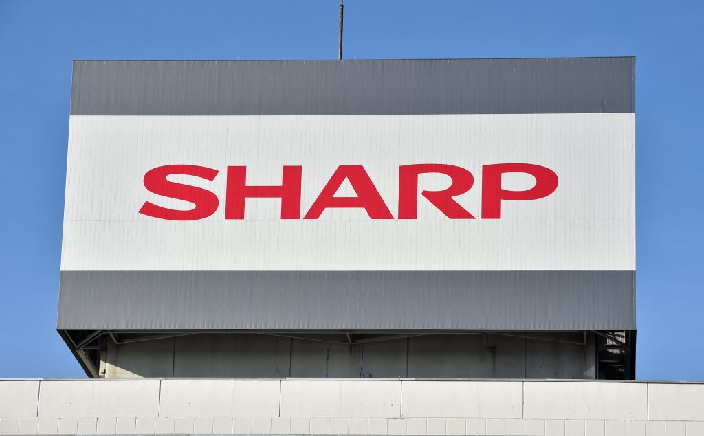 Japan's Sharp Corp said on Wednesday it has signed a licensing agreement with Daimler. (AFP)