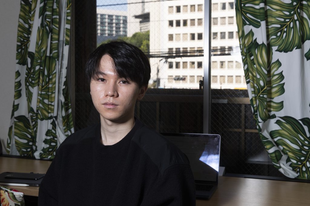 Koki Ozora, a college student who started a nonprofit called