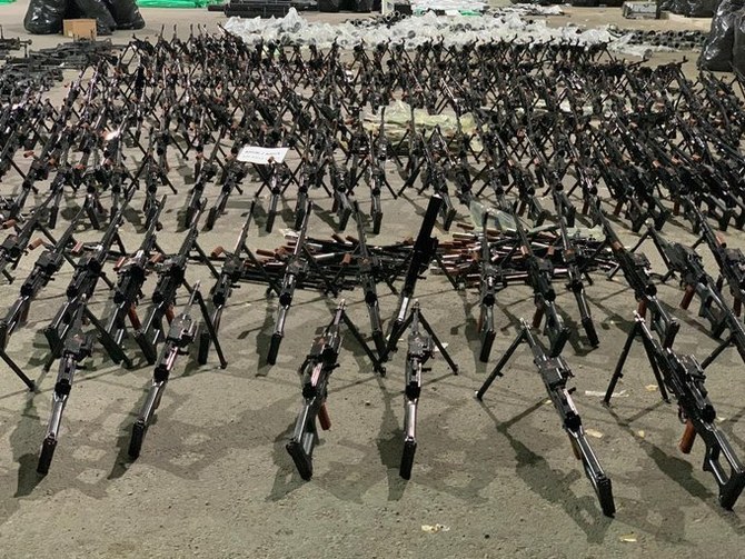 Iranian weapons heading to the Houthis inYemen were seized in two operations. (Arab coalition)