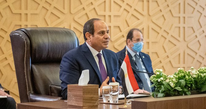 It is not the first time that El-Sisi has described the water issue as a national security issue. (AFP)