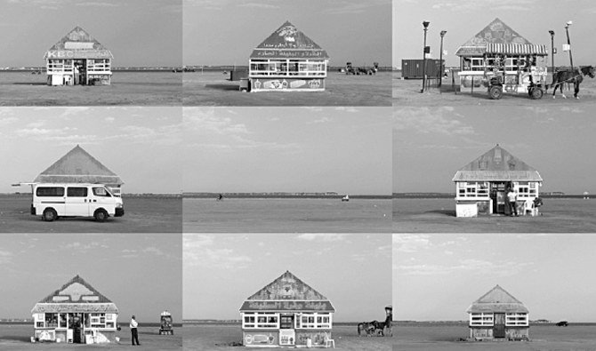 Saudi photographer Bader Awwad Al-Balawi participated with a typology series revolving around balilah kushks (boiled chickpea kiosks) based on the coastline of Saudi Arabia’s eastern region. (Supplied)