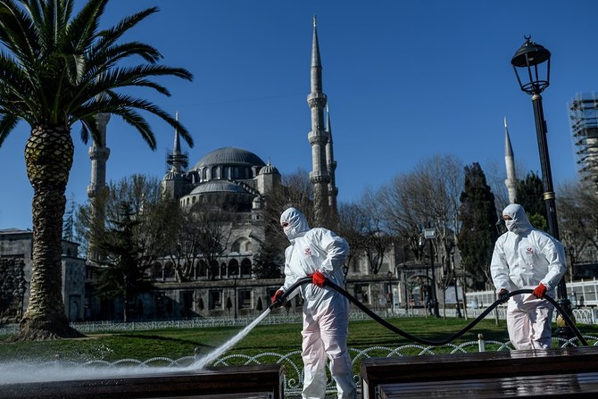 The country’s interior ministry earlier issued a circular to all 81 provinces which focuses on the issues of risk management, social isolation, social distancing, controlling the spread of the virus, hygiene, the use of masks, and possible risks. (File/AFP)