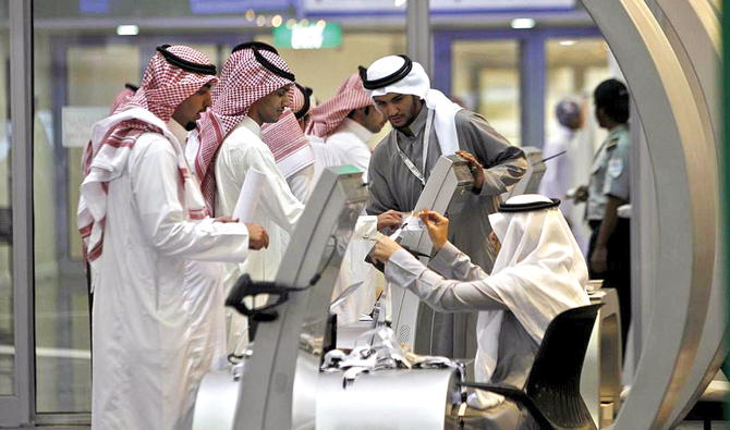 There has been a steady rise in the nationalization rate in the Saudi private sector over the years, according to the National Labor Observatory. (Reuters/File)