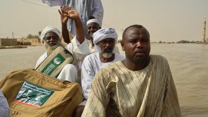 KSrelief continues to support the victims of the floods in Sudan with the distribution of 400 tents and shelter aid, in addition to nutrition and food supply to multiples areas. (Supplied)