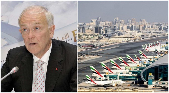 Emirates President Tim Clark said the coronavirus was “a glitch” in the history of the aviation sector and that he believed it would bounce back quicker and stronger than expected. (AFP/File Photos)
