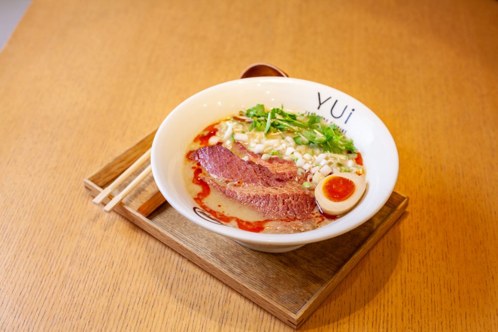 The month-long pop-up between Meat Melt and Yui featured both salt beef buns and as well as special dishes like Salt Beef Tantanmen and Salt Beef Shoyu Ramen that was offered for a limited time. (Supplied)