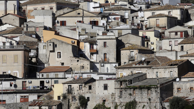 The town of Riace in the southern Italian region of Calabria, Nov. 22, 2013. (Reuters)