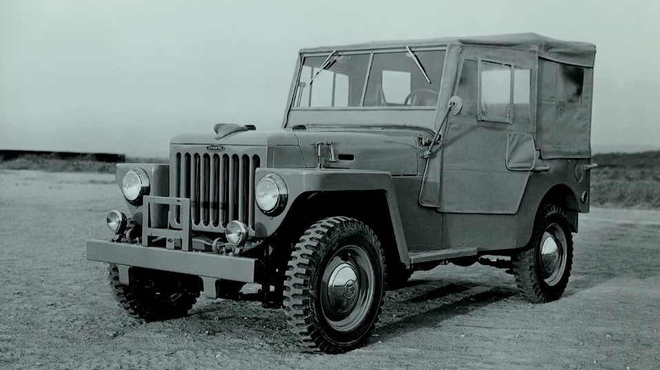 The Toyota Land Cruiser Model BJ Series was one of the first vehicles imported to Saudi Arabia from Japan by Abdul Latif Jameel in 1955. (Abdul Latif Jameel)