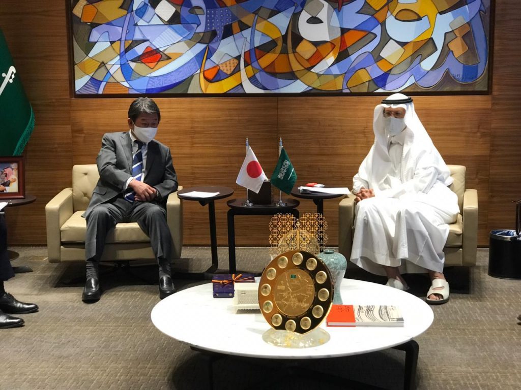 He also met with the Energy Minister Prince Abdulaziz bin Salman afterwards.