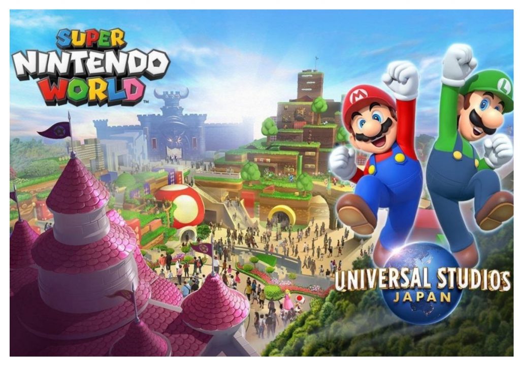 Nintendo confirmed that the park will feature popular characters and games, along with entertainment for guests like rides, restaurants, and shops scheduled to open in 2021, inside Universal Studios Japan. (Universal studios)