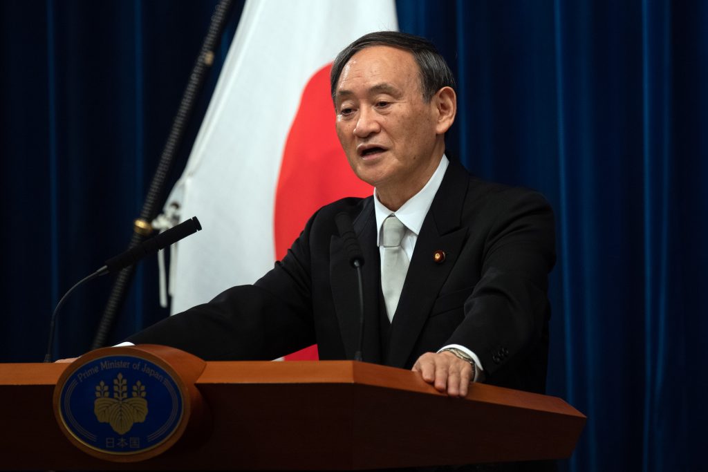 Japanese Prime Minister Yoshihide Suga to announce a plan for fresh stimulus to help the recession-stricken economy. (AFP)