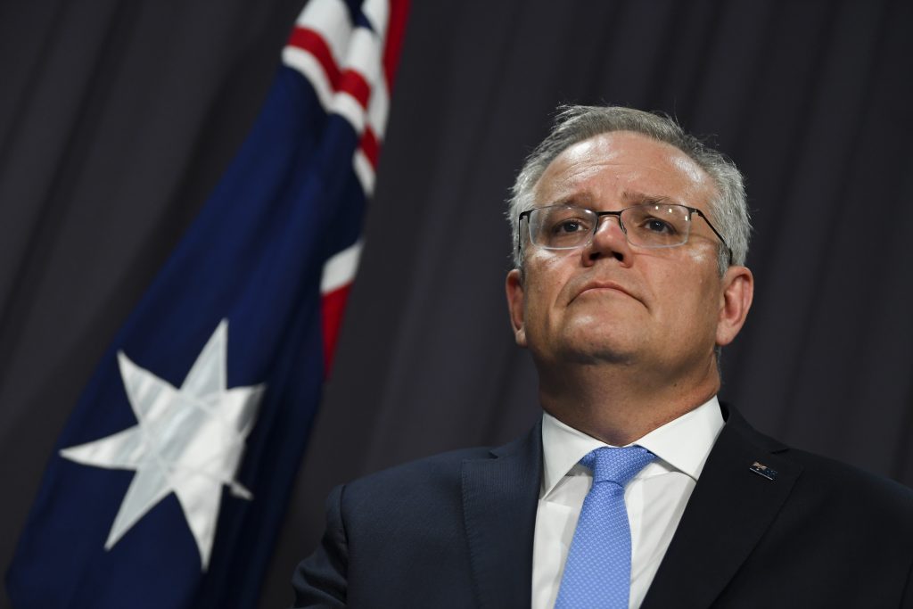 Australian Prime Minister Scott Morrison said on Thursday he would travel to Japan next week. (File photo/EPA)