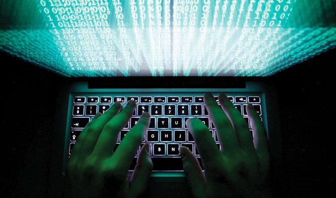 According to SAMA, there has been an increase in the number of fake messages sent to people asking for their bank details. The fraudsters often pretend to be from a government authority. (Reuters/Shutterstock)