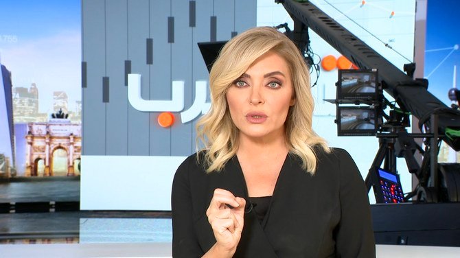 Asharq’s leading news anchor, Zeina Yazigi, says the channel’s target is to ‘empower viewers and users to have views - not any views, but views based on factual information.’ (Supplied)