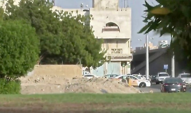 Al-Ekhbariya TV channel showed footage of the area around the cemetery in Jeddah and said the situation was stable. (Al-Ekhbariya)