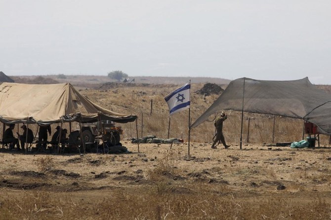The air strikes were in retaliation to the discovery of three claymore anti-personnel charges near an Israeli military position in the Golan Heights, above. (AFP file photo)