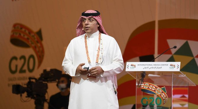 The chairman of the G20’s Education Working Group, Abdulrahman Ali Al-Amri, on Wednesday reaffirmed that education is the main catalyst of sustainable development. (AN Photo/Basheer Saleh)