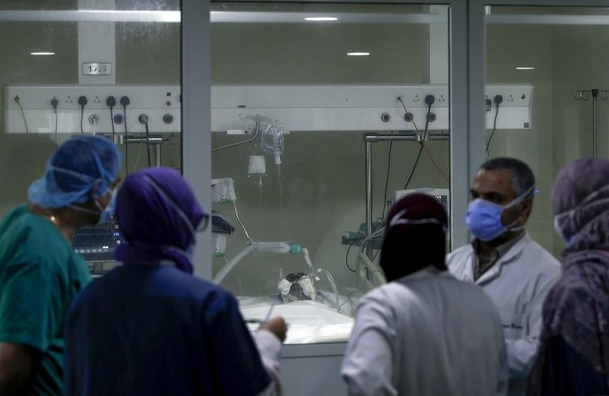Bakhaoun, Lebanon, has been shocked by the news that five members of the same family from the town have died from COVID-19 in the last six weeks. (File/AFP)