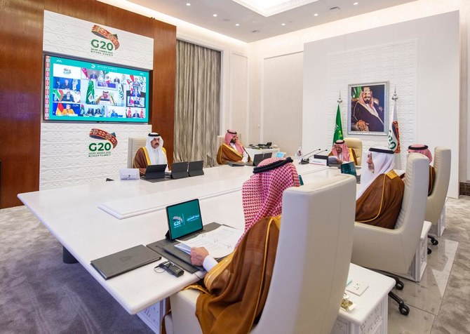 King Salman said on Saturday that Saudi Arabia was pleased with the meeting of the leaders of the G20 countries, stressing that the G20 had demonstrated its ability to join efforts against COVID-19. (G20)