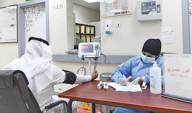 Health clinics set up by the ministry as testing hubs or treatment centers have helped hundreds of thousands of people since the outbreak. (SPA)