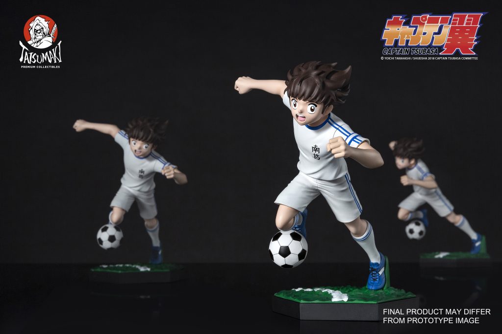 Pictures of Tatsumaki Studio upcoming releases for 2021 including Tsubasa Ozara (Captain Tsubasa) & Asta (Black Clover).